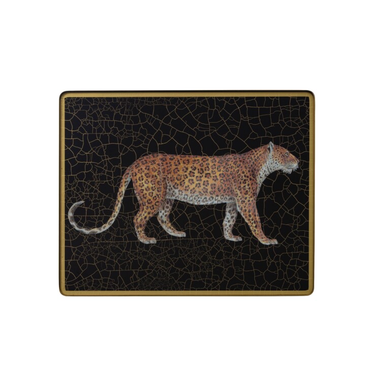 Small Tablemat, Leopard on black    £37