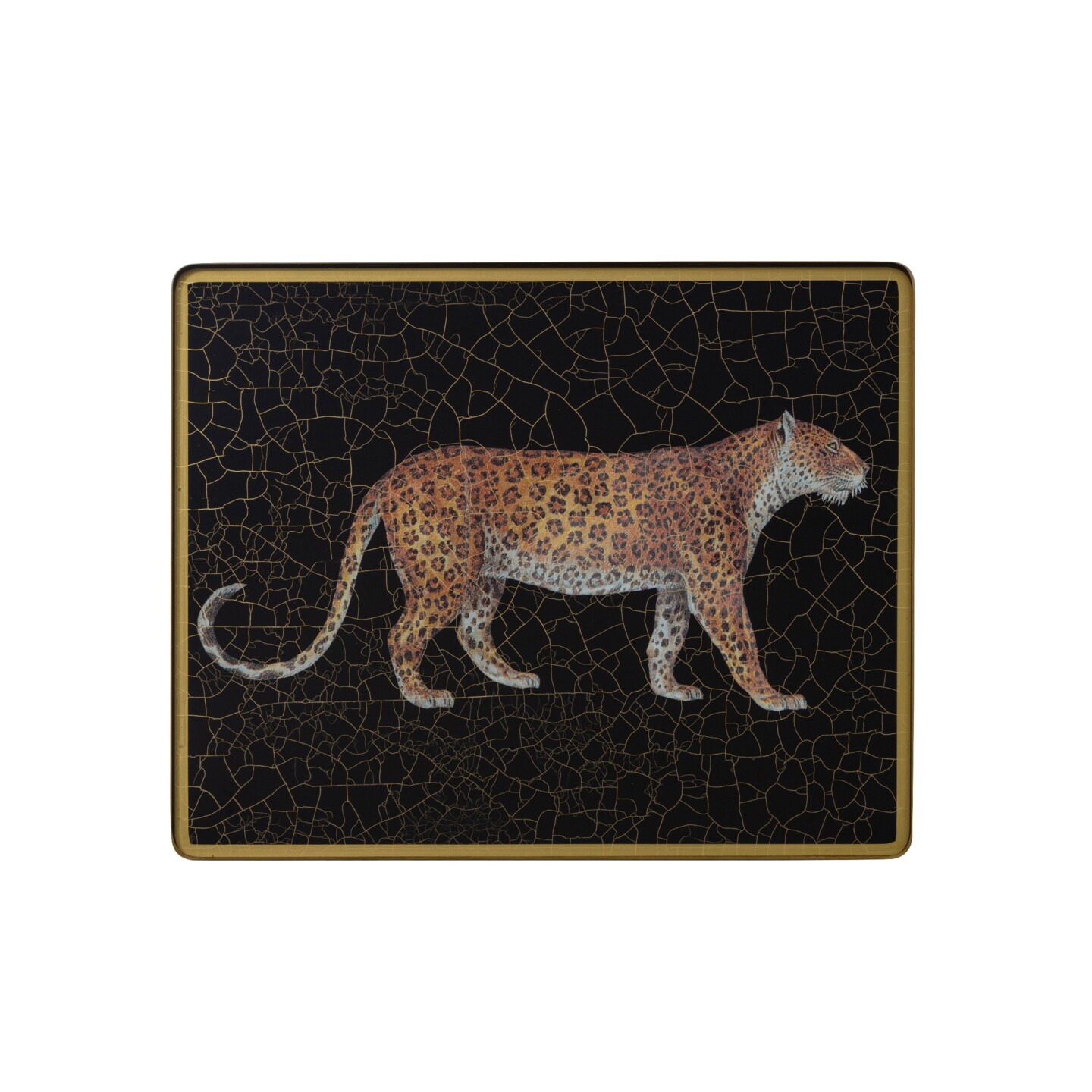 Small Tablemat, Leopard on black    £37
